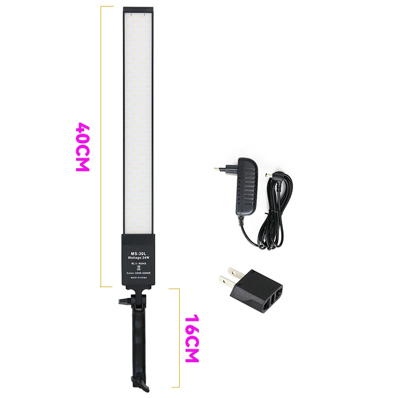 LED Licht Fotografie Studio LED Beleuchtung Kit Einstellbare Lichter Mit Stand Stativ Fotografische Video Füllen Lam 3200K-5500K