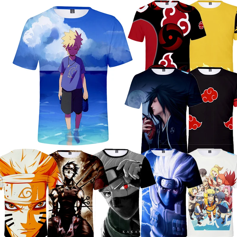 Camiseta Naruto Rasengan Hokage Infantil e Adulto