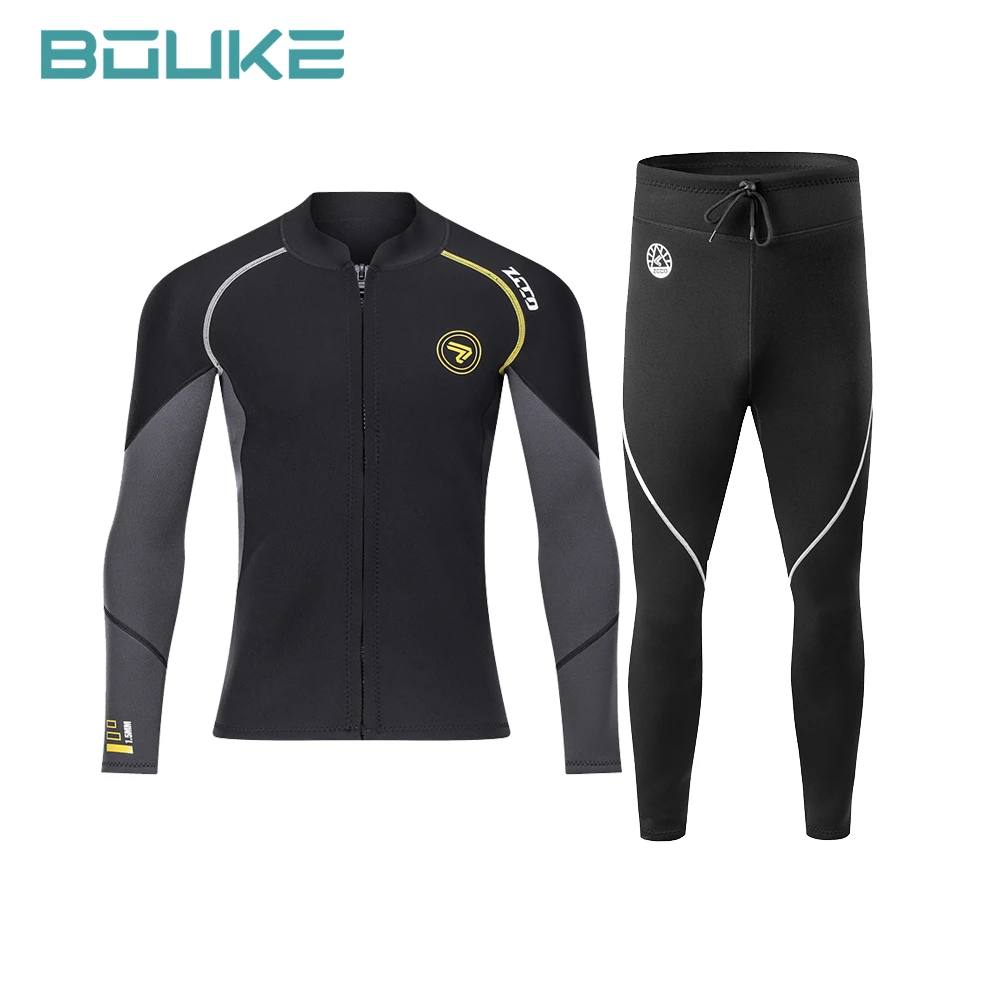 Scuba Diving Suit 3MM Wetsuit Men Full Bodysuit Diving Suit UV