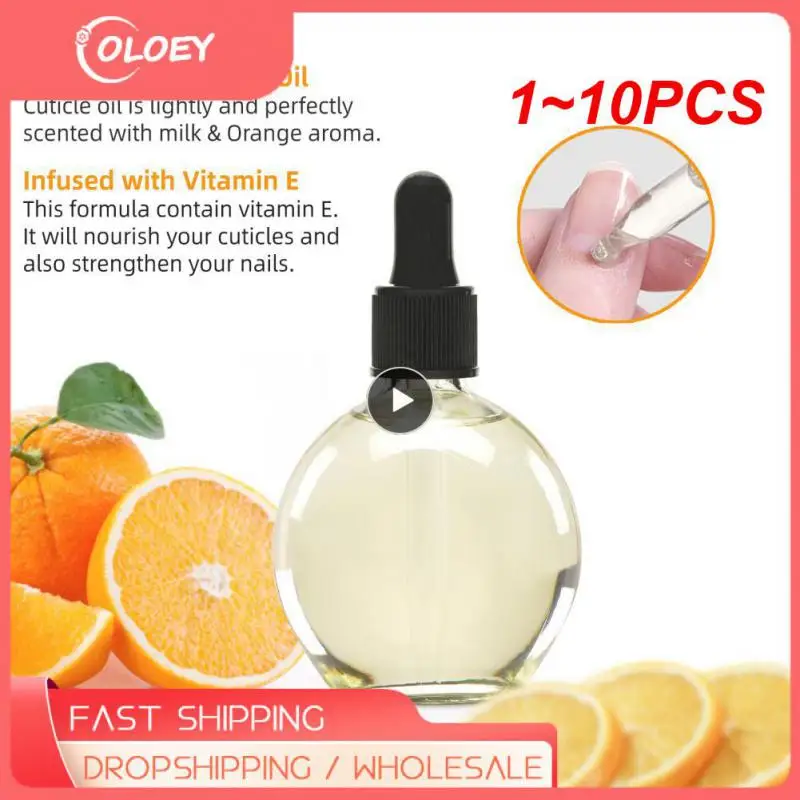 

1~10PCS 75ml Nail Cuticle Oil Barb Softener Nail Hydrating Nutritional Essential Oil Professional Nail Art Tool Nail