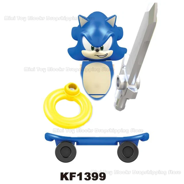 WM6086 WM6087 WM6088 LG1001 Sonics Anime Building blocks Amy Rose Ray Storm Shadow Bricks mini action toy figure Children gifts KF1399