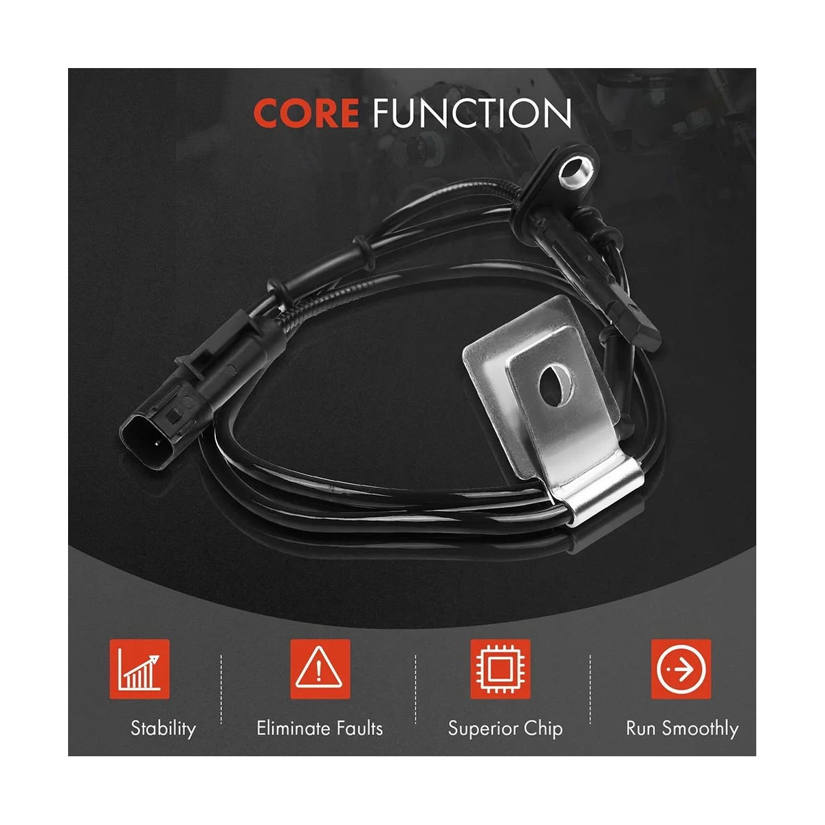 

1027761-00-B Front Left +Right Side ABS Wheel Speed Sensor for Tesla X 2016 2017 2018 2019 2020