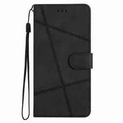 Elegant Single Color Leather Flip Phone Cover - Galaxy A41 (Black PA)
