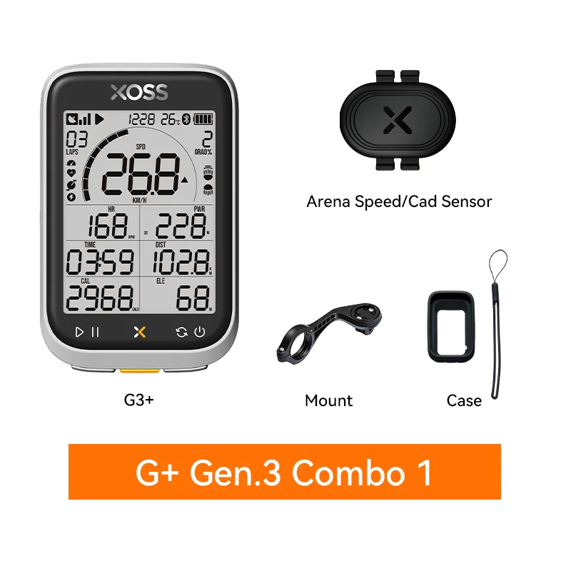 XOSS GPS Bike Computer – Advanced Power Meter & Waterproof Cycling Odometer with Cadence and Speed Tracking