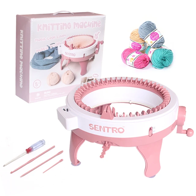 Craft Kit Knitting Machine 48/40-needle Knitting Machine Kit, Video  Tutorial With Patterns & Selection of 38 Cotton Yarns Free Shipping 