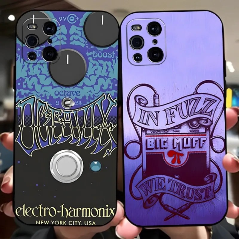 Custodia Per Telefono A Pedale Per Chitarra Big Muff Per Oppo K7 K9 X S Find X3 X5 Reno 7 6 Rro Plus A74 A53 A93 A54 A72 A16 A15 A55 A57 Cover