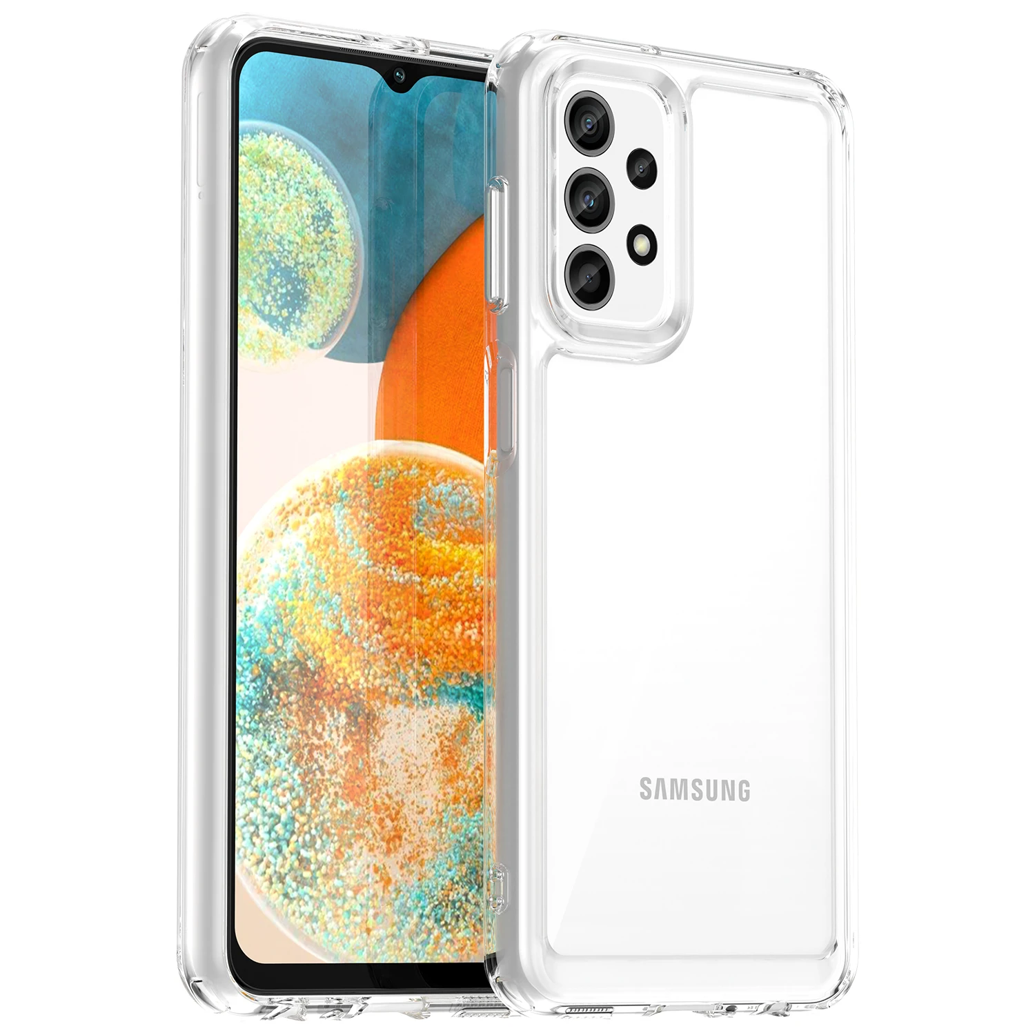 Rugged Shield Colorful Shockproof TPU Bumper Phone Case