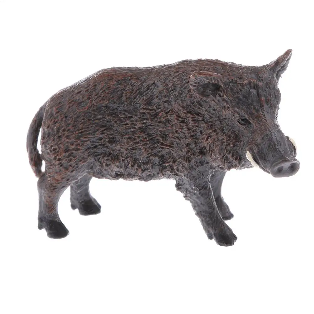 7.2cm Wild Life Wild Boar Toy Figurine PVC Figures 14783 NEW Garage Kit For Home Decoration