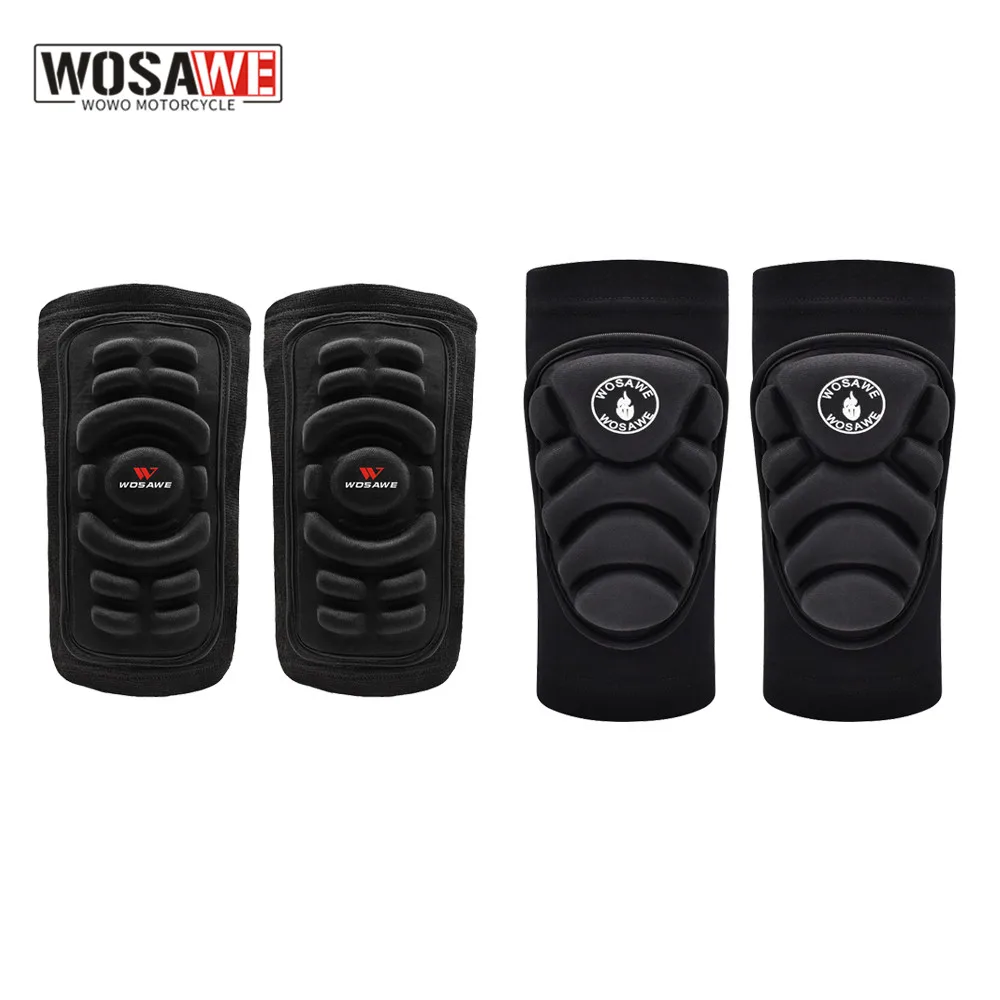 WOSAWE – 4 шт., наколенники для мото Защитные Колени для мотоцикла, для езды на мотоцикле наколенники