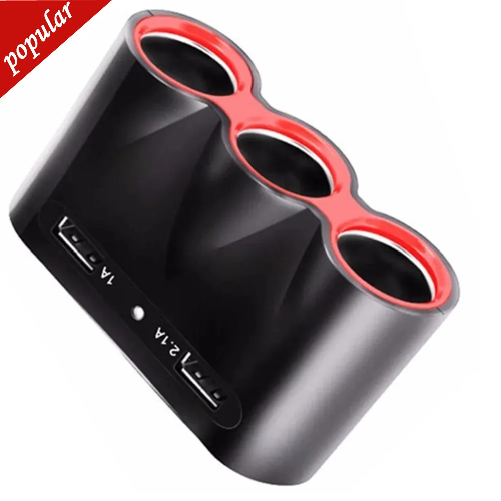 Prese Per Sigarette Adaptateur Allume Briquet Allume-Cigare 5 V Puissance De Sortie 3.1A 3 Usb Voiture Chargeur 12 V /24 V 120 W