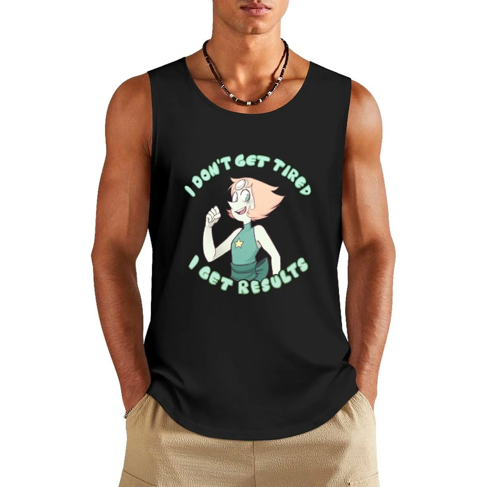 

I Get Results Tank Top sports clothes for men sleeveless shirts singlet for men