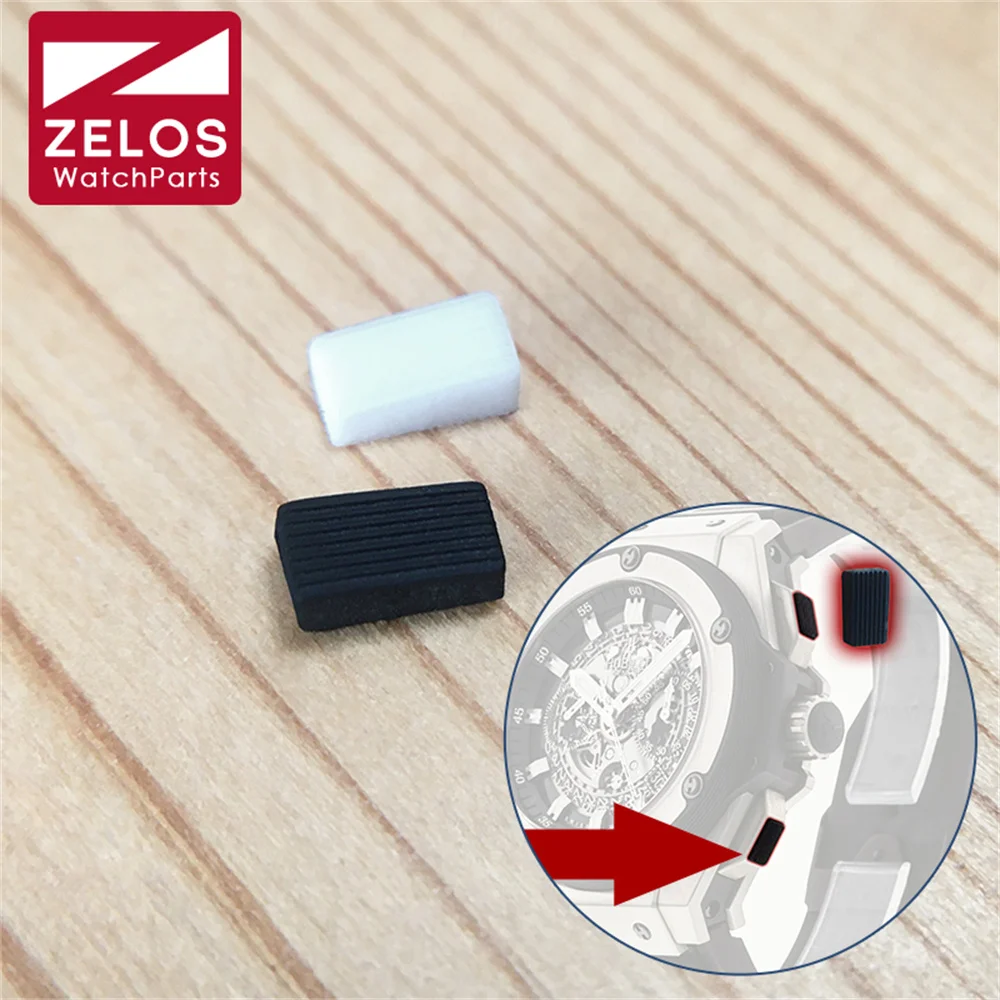 Pulsante Di Spinta Degli Orologi Adesivo Resinoso Per Hub Hublot King Power Unico Cronografo 701 Orologio