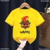 Cute Boys Tshirt, Car, Birthday Number 1-9 Years Boys T-Shirt Give Children'S Birthday Gifts Tshirt Personalized Name 3