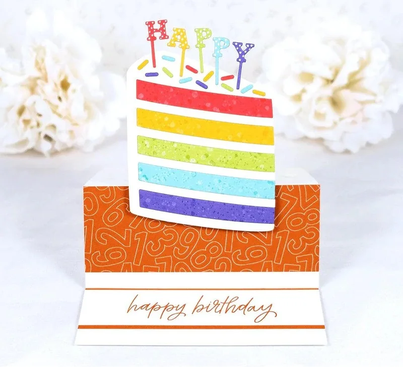 Happy Birthday Letter Metal Die Cuts,Big Words Happy Birthday Frame Background...