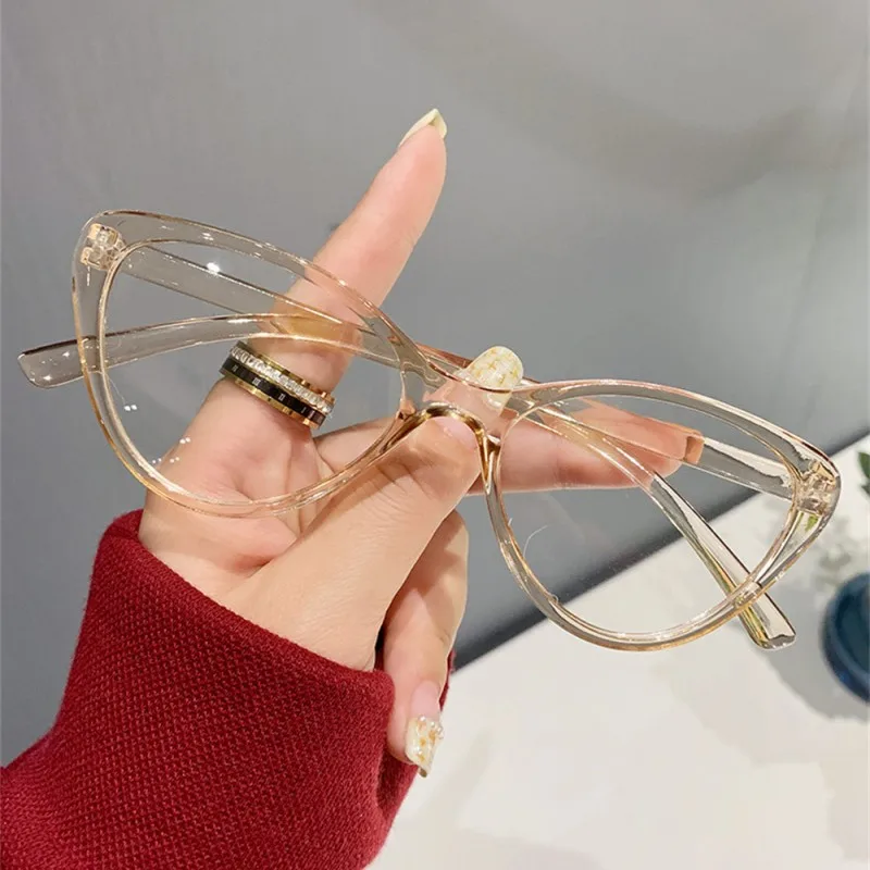 Retro Cat Eye Frame Blue Light Blocking Glasses Lightweight Women Men Fashion Vintage Optical Computer Eyeglass Reading Eyewear