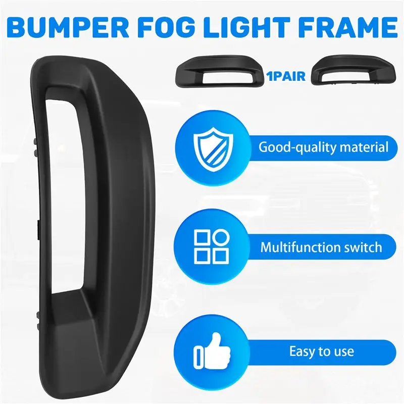 AA92-자동차 앞 범퍼 안개등 프레임 안개등 커버 68274669AB (닷지 램 1500 2019-2023년)