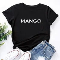 2025 nouvelle tendance femme coton T-shirt printemps été quotidien décontracté mode col rond manches courtes haut femme maison extérieur confort t-shirts 1