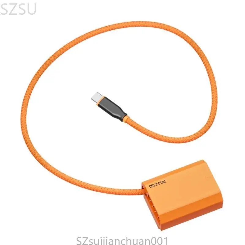 SZSU Type C to FZ100 Battery for A7III A7C Cameras Continuous Power Supply for Live Streaming and Video Recording