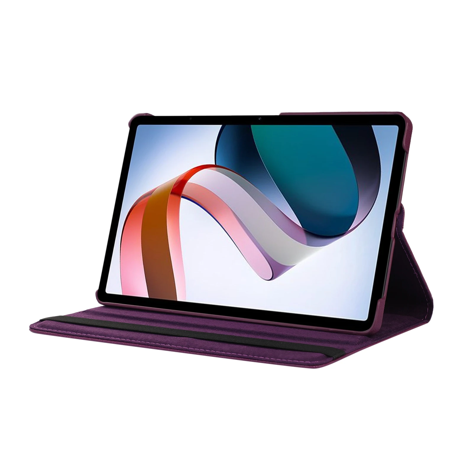 360 Degree Rotating PU Leather Tablet Protective Case with Folio Flip Stand Holder