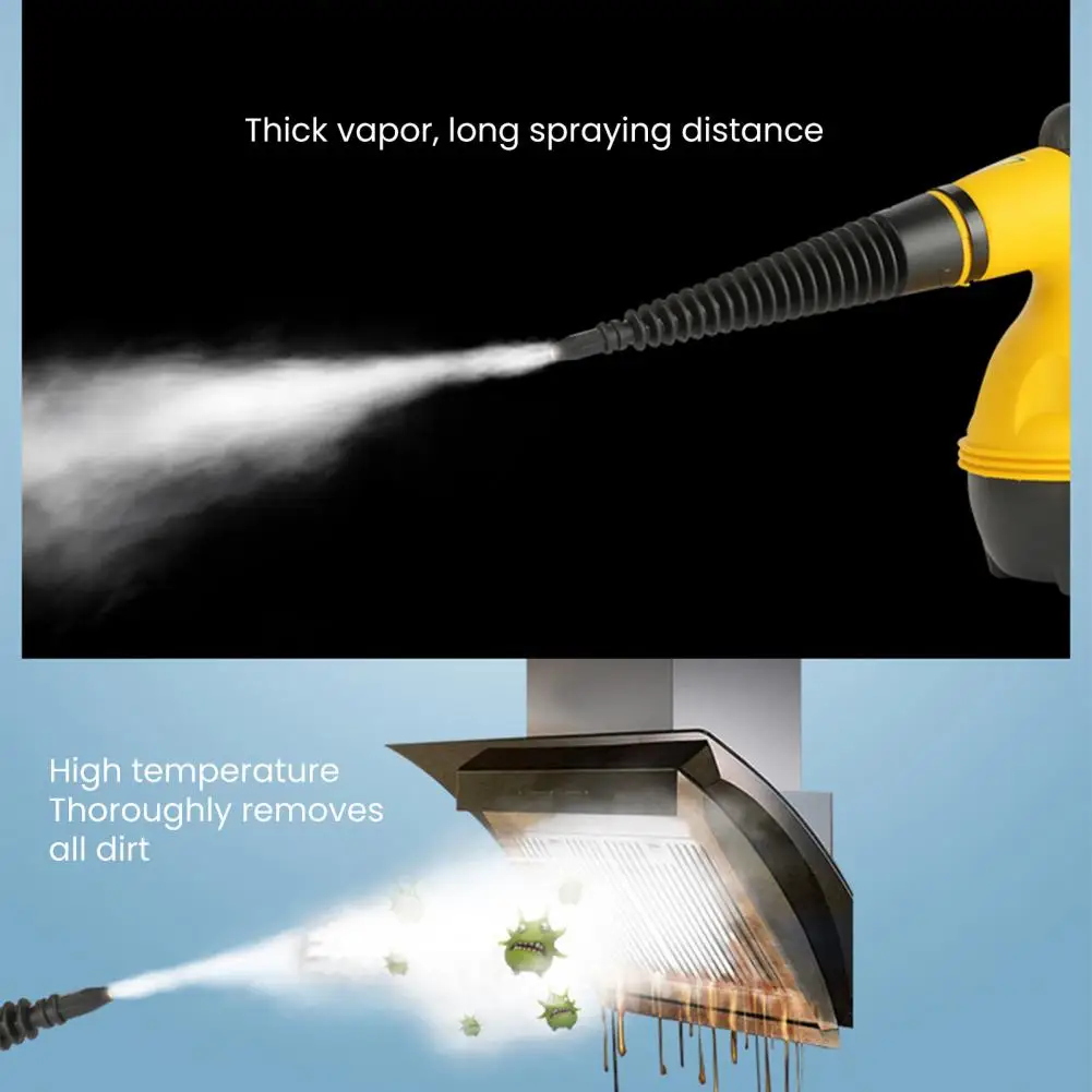 26*21cm Handheld Steam Cleaner 900W High-Power Range Hood Cleaning Machine Efficient Chemical-Free Multi-Surface Cleaning Tool