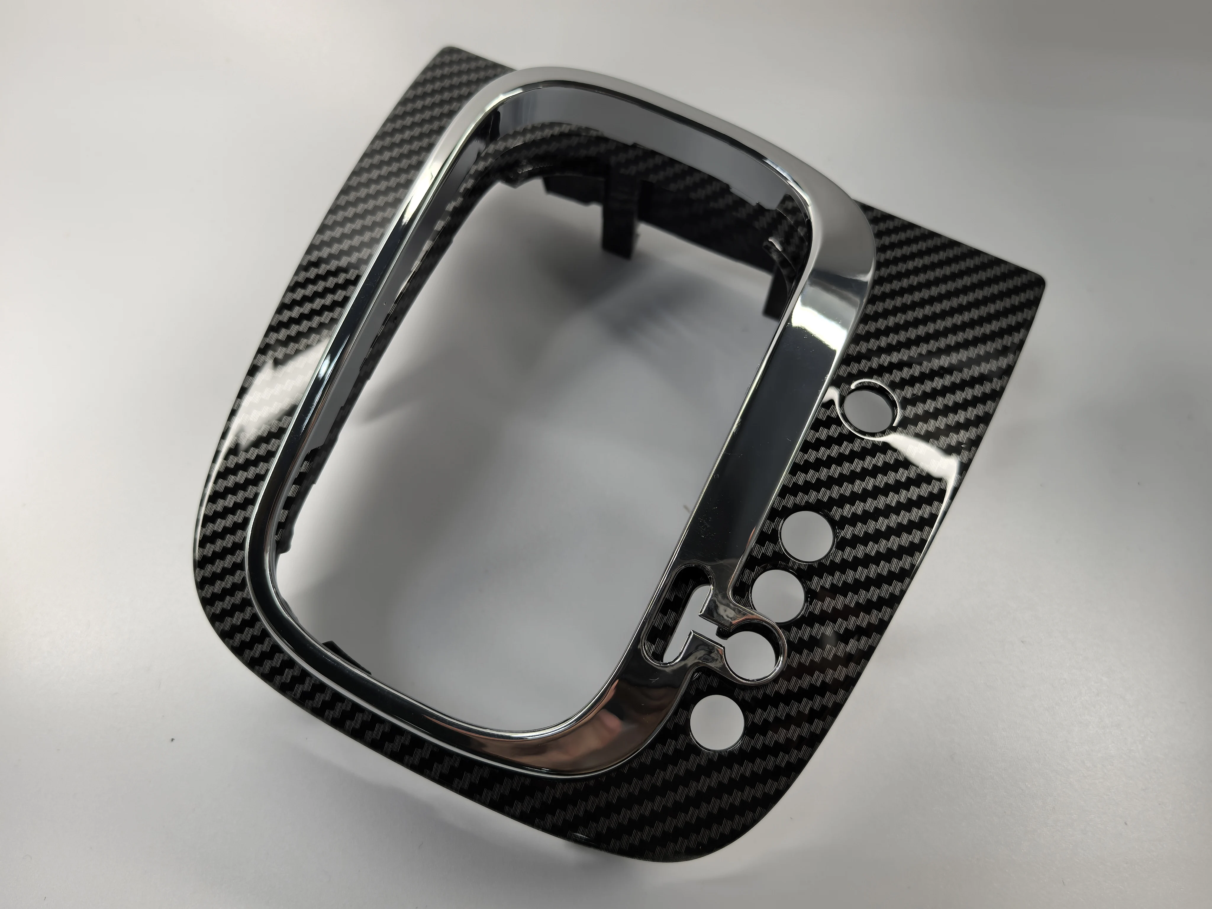 Carbon Fiber Right-Hand Drive DSG Schaltknauf Basis Panel für VW MK5 Golf GTI/R32, MK5 Jetta GLI, MK6 Golf GTI/R,Scirocco MK3