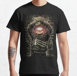 Hungry Bug Gyoza Anime Gothic T - Shirts for Men - 100% Cotton Short Sleeve Tee, Large Size (DOROHEDORO)