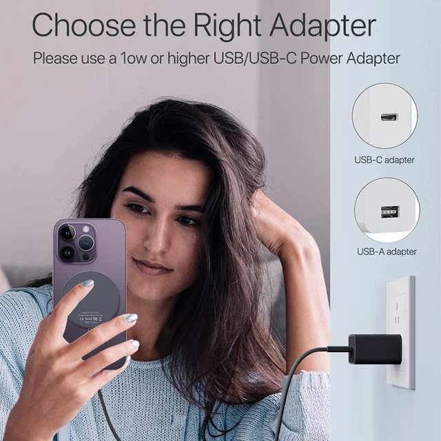 Caricatore Wireless Magnetico 15W - Compatibile Con IPhone 15/14/13/12, AirPods, Samsung (Modalità Qi) - Foto 8