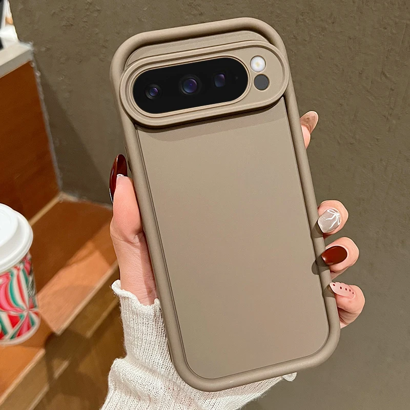 Soft TPU Shockproof Silicone Cover - Solid Color Case