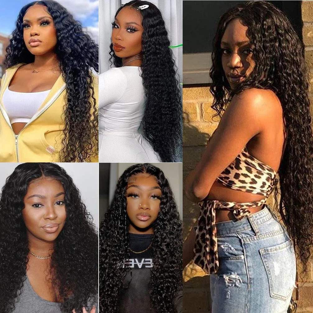 Kinky Curly Hair Bundles Deal 1/3/4 Pcs Jerry Curly Bundles Human Hair 30 Inch Deep Curly Hair Extensions Tissage Cheveux Humain 6