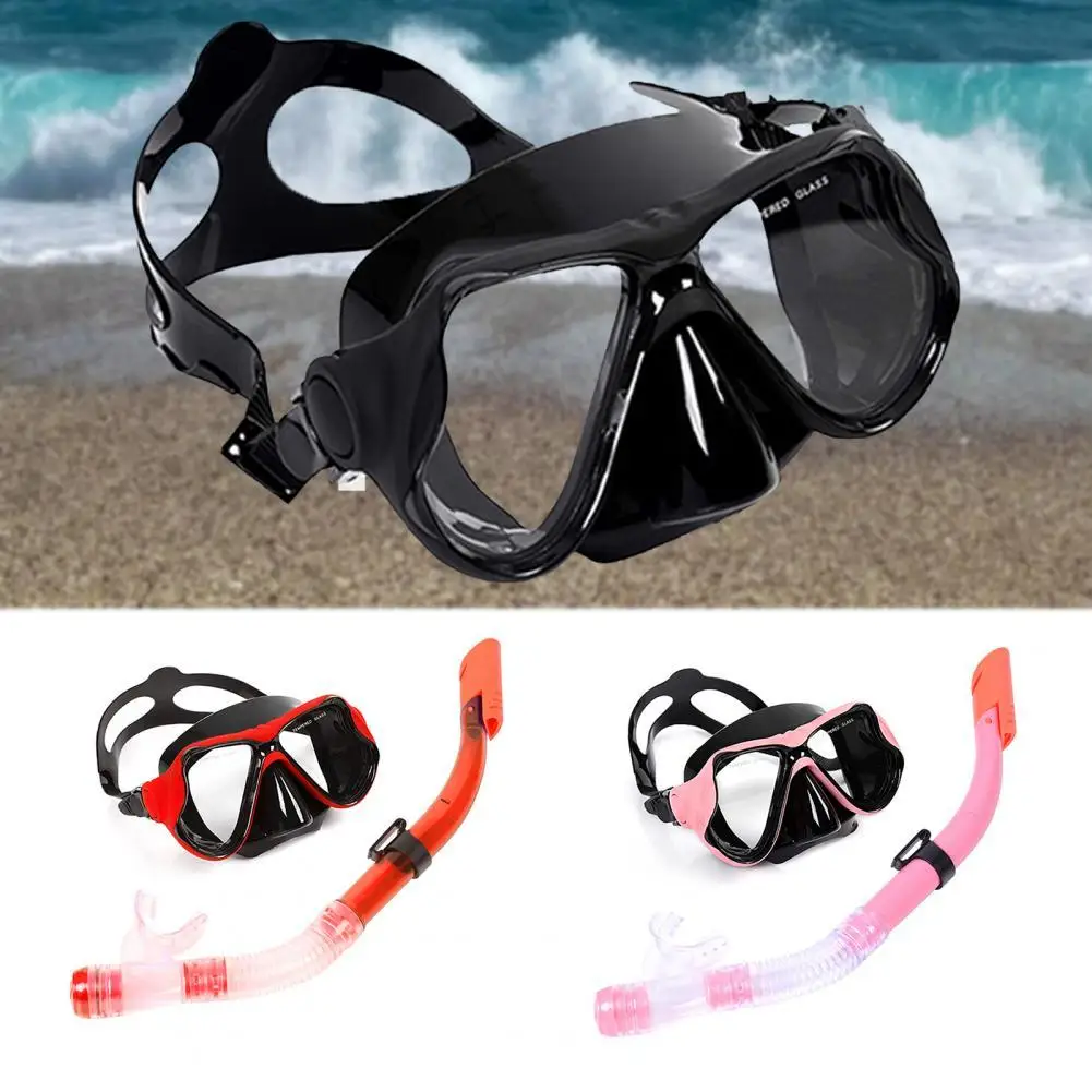 

Snorkel Gear Lightweight Snorkeling Gear Soft Leak-proof Practical Easy Draining Dry Top Snorkel
