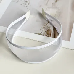 Breathable Hollow Wide Headband - Trendy Solid Color Hair Accessory (WHITE)