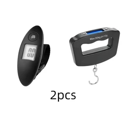 High - Precision LCD Digital Portable Luggage Scale with Webbing (A and B)