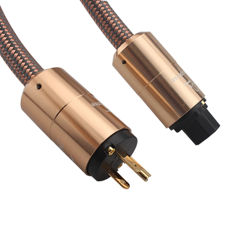 Accuphase HiFi Audio AC Power Cable with Gold Plated US / EU / AU Plug