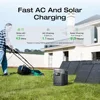Solar Generator DELTA 2 Max 2048Wh, Equipped with 220W Solar Panels, Portable Power Station, Solar Fast Dual Charging 3