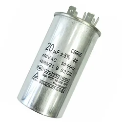 450V CBB65 Air Conditioning Capacitor Compressor Start Capacitor 20/25/30/35/45/50/60/70UF