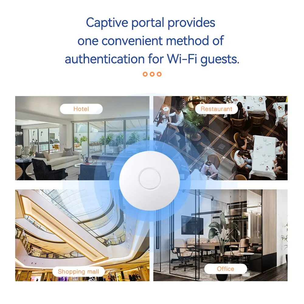 Wireless Wifi Adapter PIX-LINK CWR01 EU 300Mbps Wall Mounted