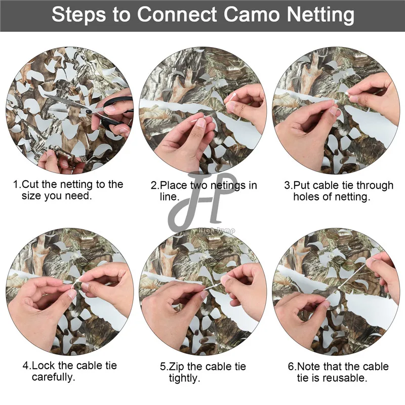 Description Picture 4 of itemCustomized Link Beach Sun Shelter Camouflage Net Bulk Roll Mesh Net Home Garden Decoration UV Shade Awnings Tent Camping Hunting