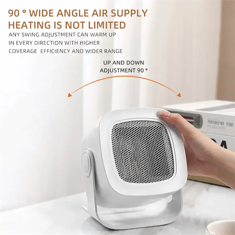 Portable Mini Desktop Fan Heater Low Consump Electrical Space Heater Hot  Air Blower Heating Electric Warmer For Office Bedroom - AliExpress