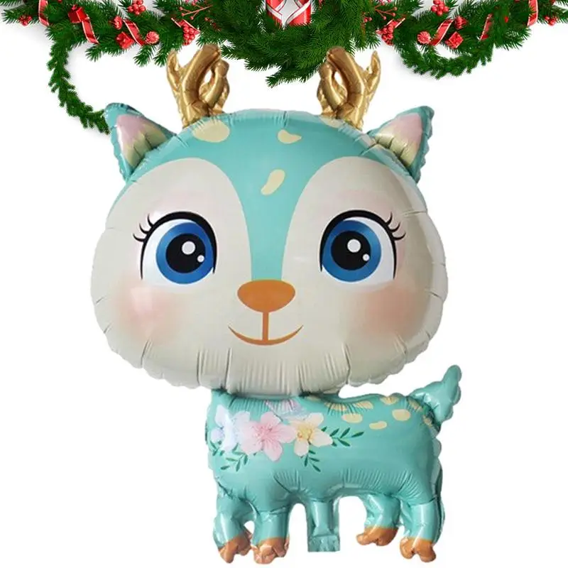 

Deer Balloons For Party Sika Deer Balloons Deer Shaped Animal Balloons Cartoon Animal Deer Wildlife Balloons For Kids