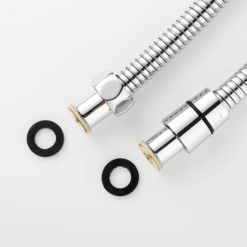 MTTUZK Hot and Cold Water Brass Massage Chrome Bathtub Faucet Bathroom Shower Cabin Faucet Shower Room 5 Hole Mixing Valve Taps 5
