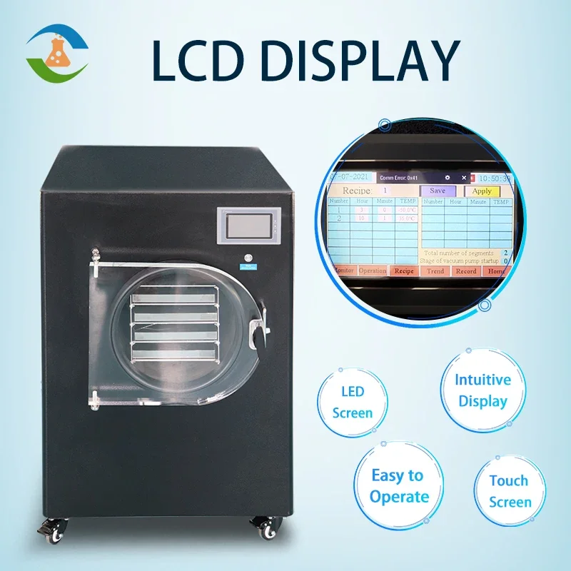 3kg 6kg 10kg Fruit Liofilizador Machine Price Small Mini Laboratory Vacuum Freeze Drying Equipment Home Food Freeze Dryer