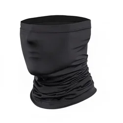 Breathable Sports Face Scarf: Sweat - Absorbent UV Protection (Black)