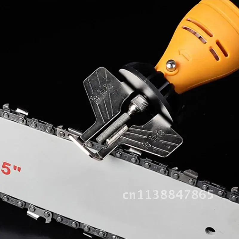 

Electric Chainsaw Sharpening Kit Grinder Attachment Set Polishing Sharpening Saw Chains Tool Rotary Drill Accessories Set