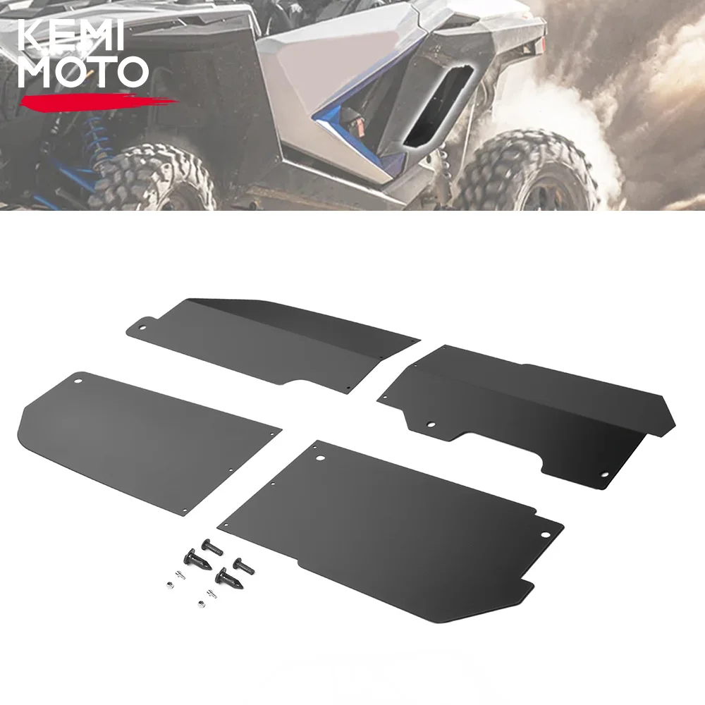 KEMIMOTO UTV Rear Fender Flares Flap Guard Compatible with Polaris RZR Pro R / TURBO R 2022-2023 2/4 Seats