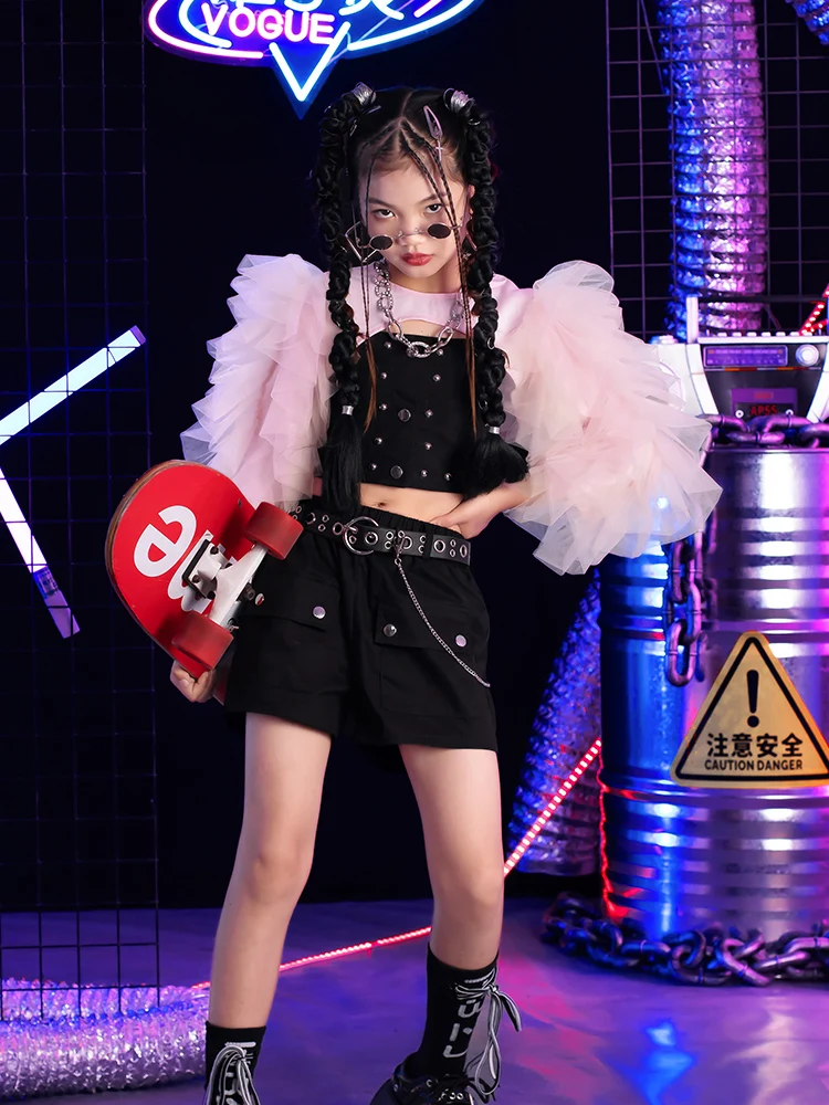 

ZZL K-PoP Clothes Girl model eco-friendly catwalk fashion fashion children's catwalk costume children's jazz dance clothing suit