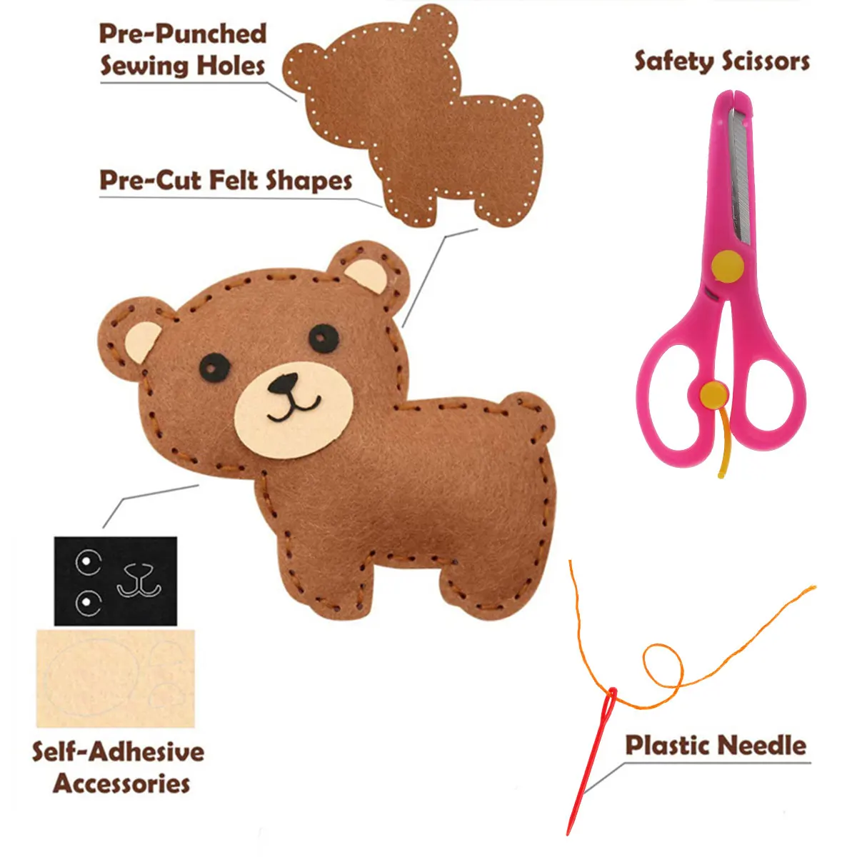 DIY Sewing Animal Craft Kit 4