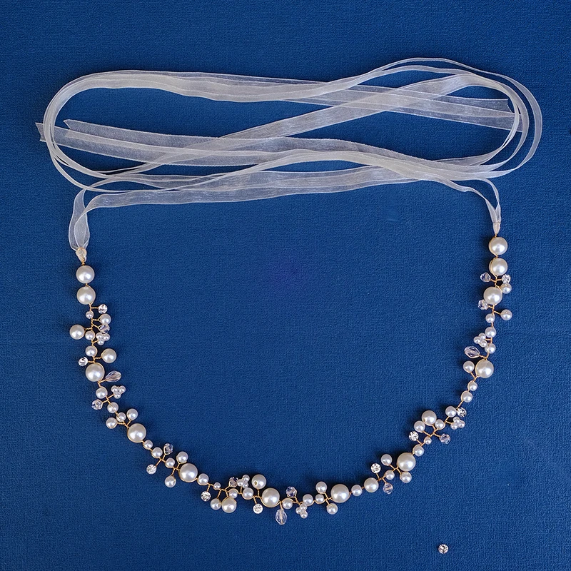 Miallo Elegant Women Handmade Pearl Crystal Belts for Women Accessories Dresses Waistband Bride Sash Jewelry Bridesmaid Gift