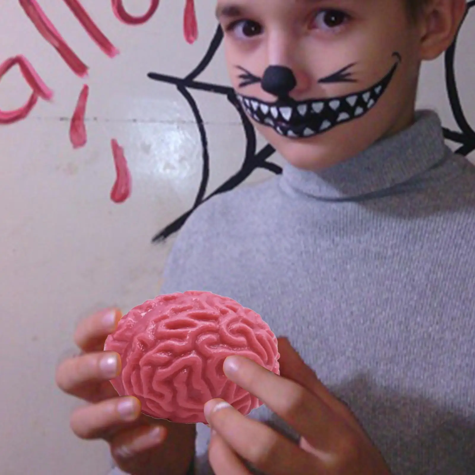 Plus Size Large Brain Squishy Squeeze Ball Giant Jumbo Big Brain Ball Stress Relief Toy, Fun Toy for Party Favors