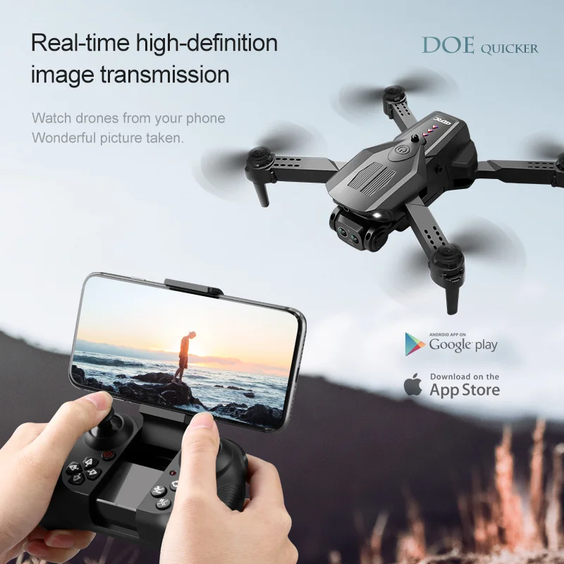 4DRC V32 Drone 6K With HD 4K Dual Camera Wifi FPV 360 Obstacle Avoidance Optical Flow Hover Foldable Quadcopter Drones Gift Toy