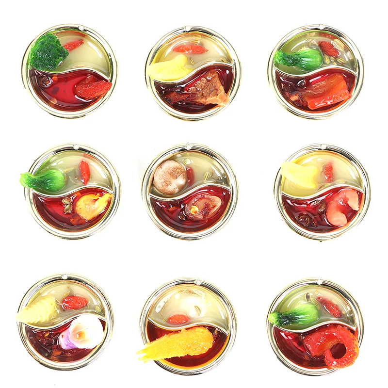 

1:12 Миниатюрный Кукольный дом, модель горячего горшка, кухонная кастрюля, пищевые аксессуары для кукольного дома, Декор, ролевые игрушки